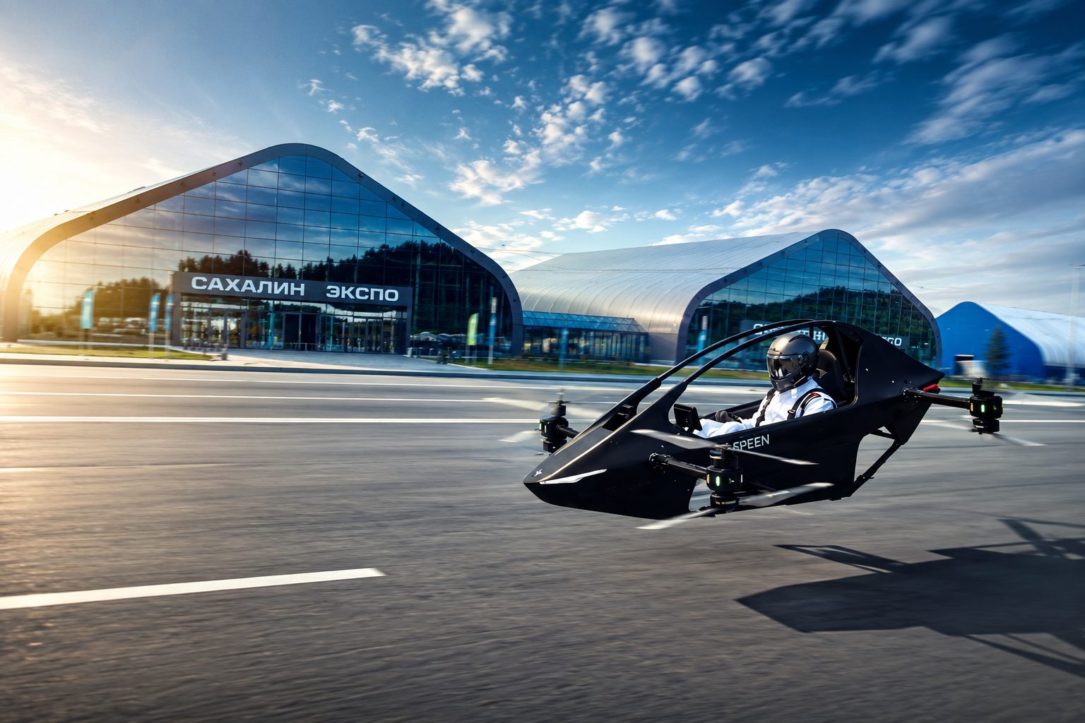 eVTOL над Сахалином